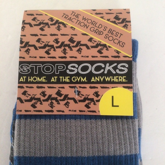STOP SOCKS TRACTION GRIP SOCKS NWT LARGE - Picture 4 of 10